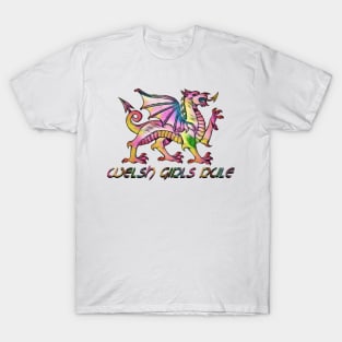 Welsh Girls Rule Dragon T-Shirt